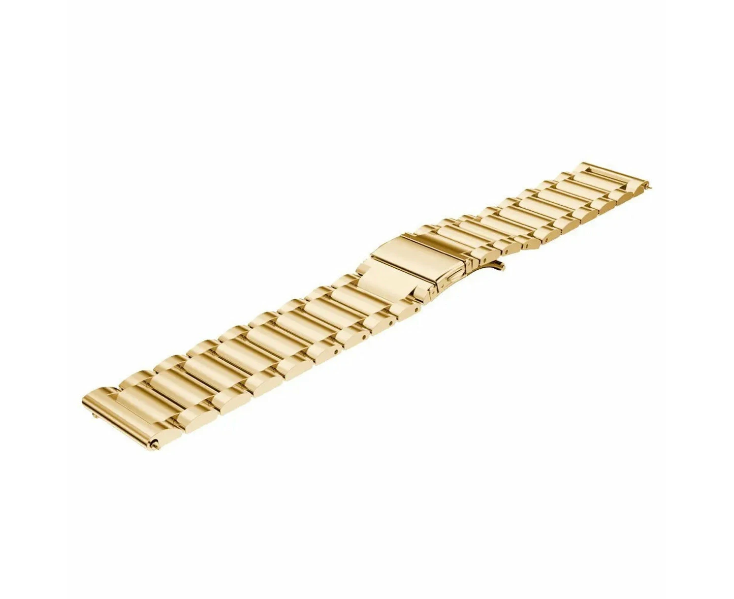 Stainless Steel Metal Watch Band Strap For Samsung Galaxy Watch 4 5 6 7 Garmin Venu Huawei 20mm 22mm Gold