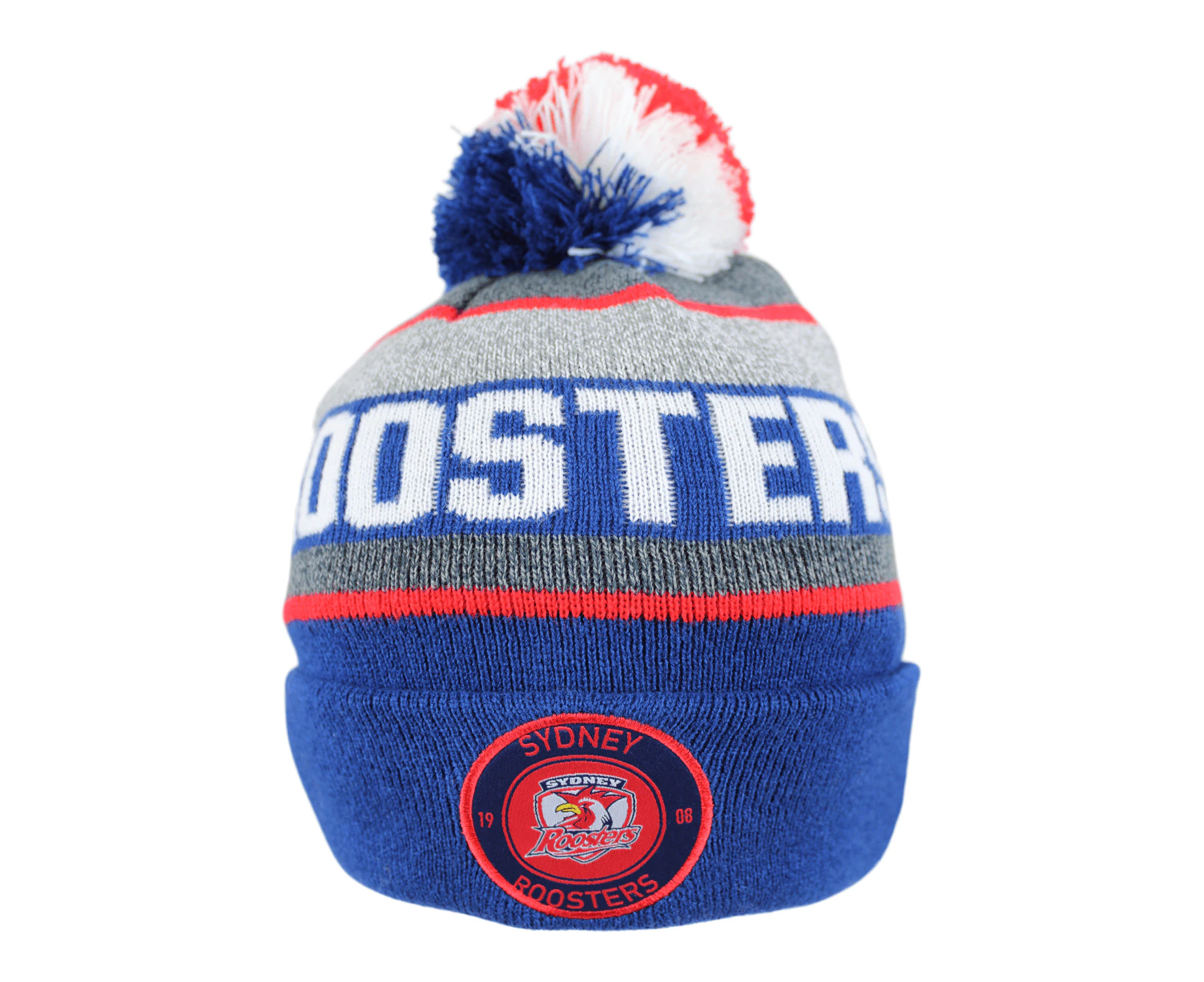 NRL Tundra Beanie - Sydney Roosters - Winter Hat - Adult - OSFM