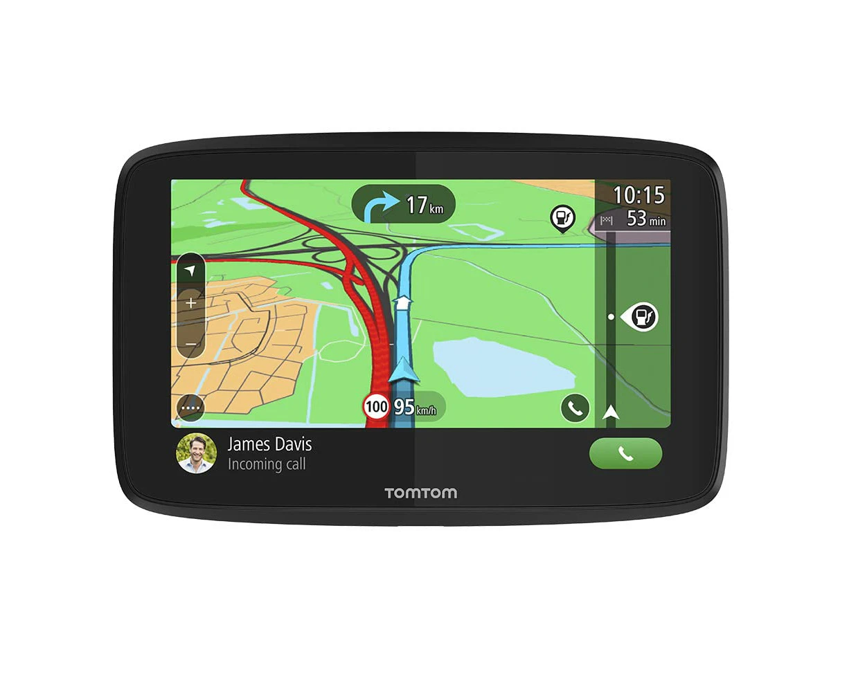 TomTom Car Sat Nav GO Essential, 6 Inch, with Traffic Congestion and Speed Cam Alert trial thanks to TomTom Traffic, EU Maps, Updates via WiFi, Handsfree