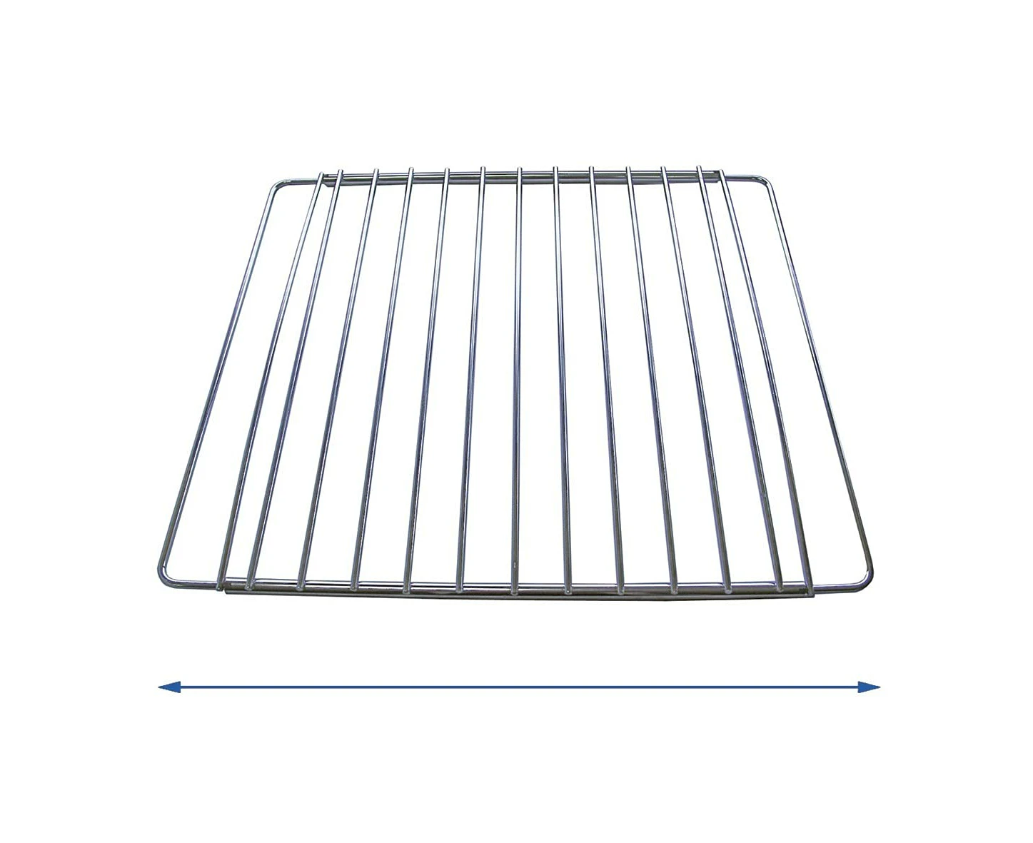 Wpro Expandable stainless steel grid for ovens and refrigerators - adjustable width from 35 to 56 cm