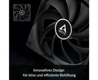 ARCTIC F12 PWM - 120 mm PWM Case Fan, PWM-Signal regulates Fan Speed, quiet motor, Computer, Fan Speed: 230-1350 RPM - Black