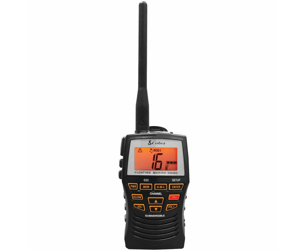 Cobra MR HH150 Floating Handheld VHF Radio 3W