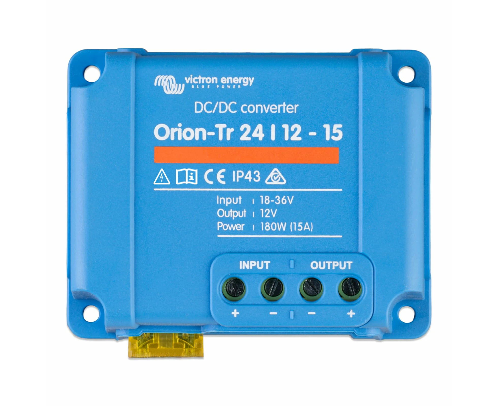 Victron Energy Orion-Tr DC to DC Converter - 24/12-Volt 15 amp 180-Watt - IP43 Protected - for Dual Battery Systems - Non-Isolated