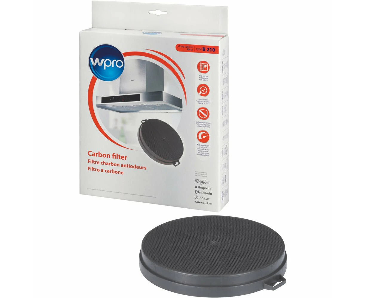 W-PRO - FILTRE A CHARBON CHF210/1 POUR HOTTE SHOLTES ARISTON BRANDT WHIRLPOOL AIRLUX DE DIETRICH