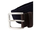 GANT Men's Elastic Braid Belt - Blue