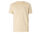 GANT Men's Regular Shield T-Shirt - Beige