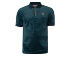 Fila Men's Devon Velour Polo Shirt - Green