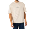 Armani Exchange Men's Logo Graphic T-Shirt - Beige