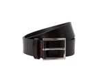 HUGO Men's Giaspo Leather Belt - Brown