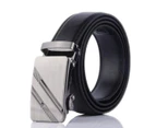 Belts Men's Leather Automatic Buckle Fashion Adjustable Dress