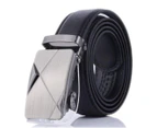 Belts Men's Leather Automatic Buckle Fashion Adjustable Dress