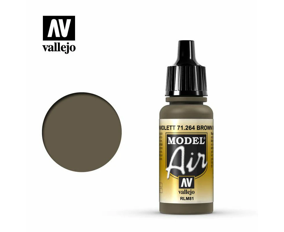 Vallejo Model Air Brown Violet Rlm81 17 Ml