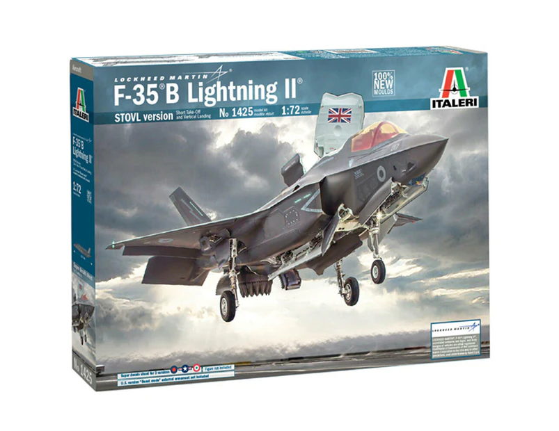 Italeri Plastic Model Kit F-35 B "LIGHTNING II" STOVL VERSION 1:72 - 51-1425S