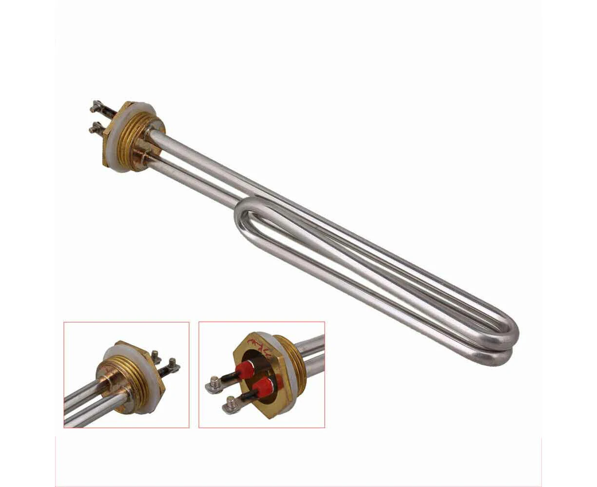 3000w Ac 220v Stainless Steel Heating Element Electrical Water Heater Tube 1 Bsp