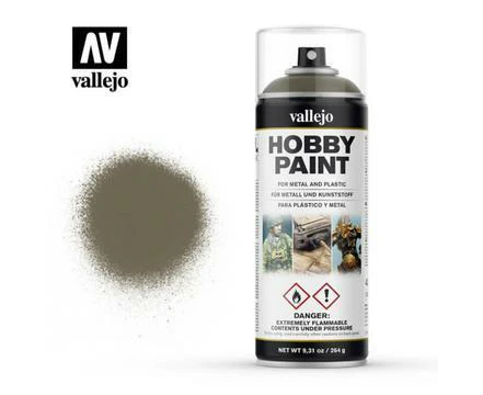 VALLEJO 28007 AEROSOL RUSSIAN UNIFORM 400ML HOBBY SPRAY PAINT