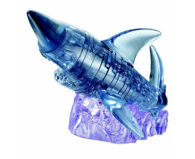 BePuzzled 3D Black Shark Crystal Puzzle