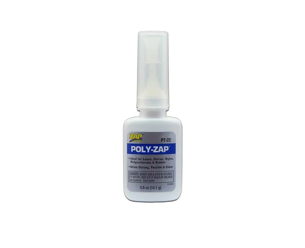 Zap Adhesive 1/2 oz Poly-Zap CA Pacer11730049