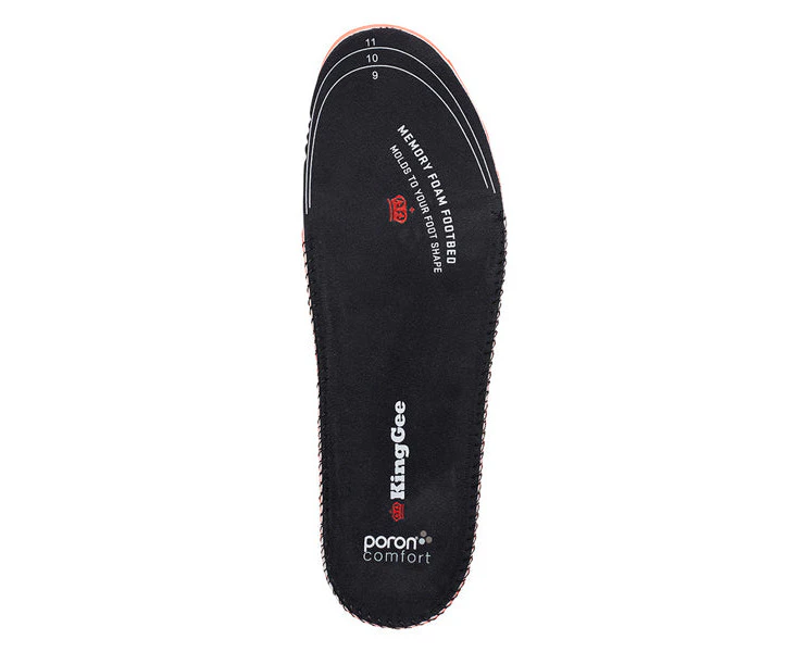 King Gee Tradies Insoles (K09500) - Black