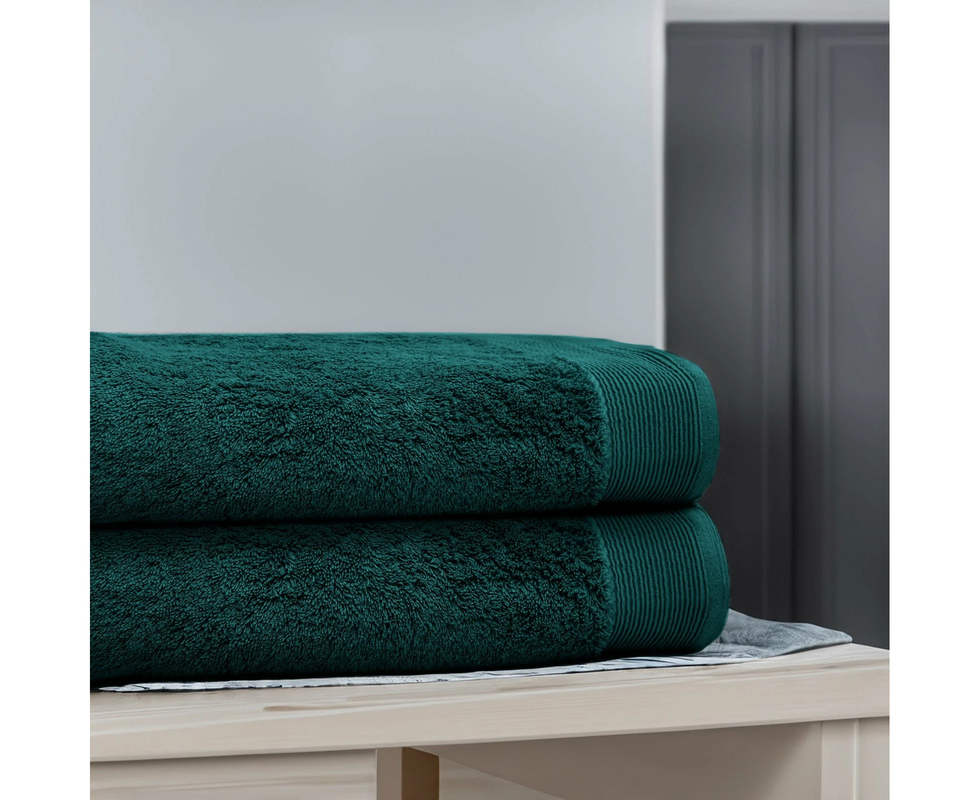 Bedding King 100% Pure Egyptian Cotton Bath Sheet - Dark Teal