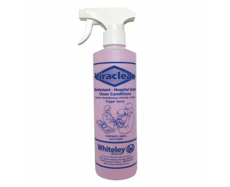 Whiteley Viraclean 500ml Disinfectant Hospital Grade Each