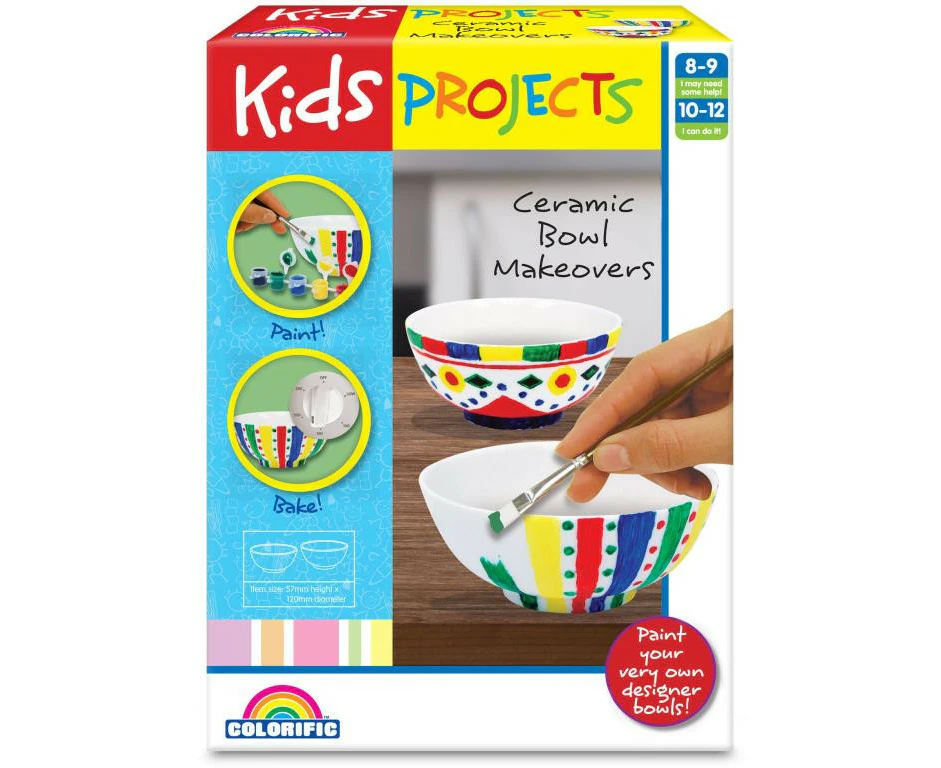 Kids Projects : Ceramic Bowl Makeovers