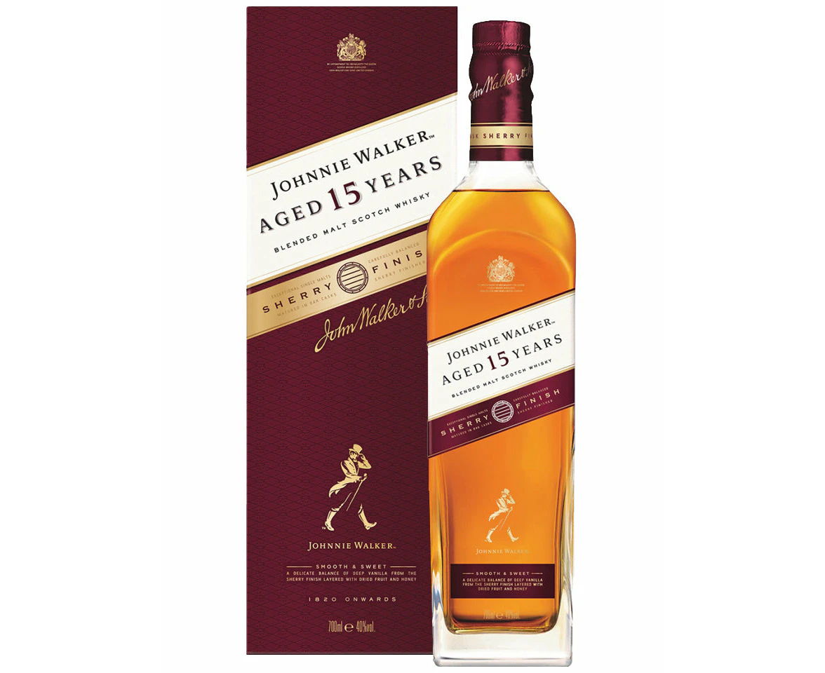 Johnnie Walker 15 Year Old Sherry Finish Blended Scotch Whisky 700ml