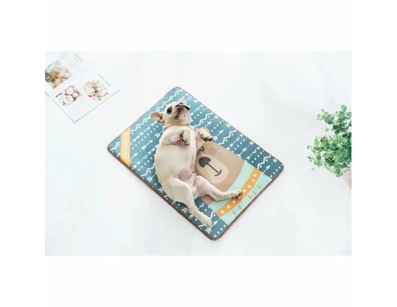 Summer Wearproof Breathable Washable Dog Mat - Cartoon Bear