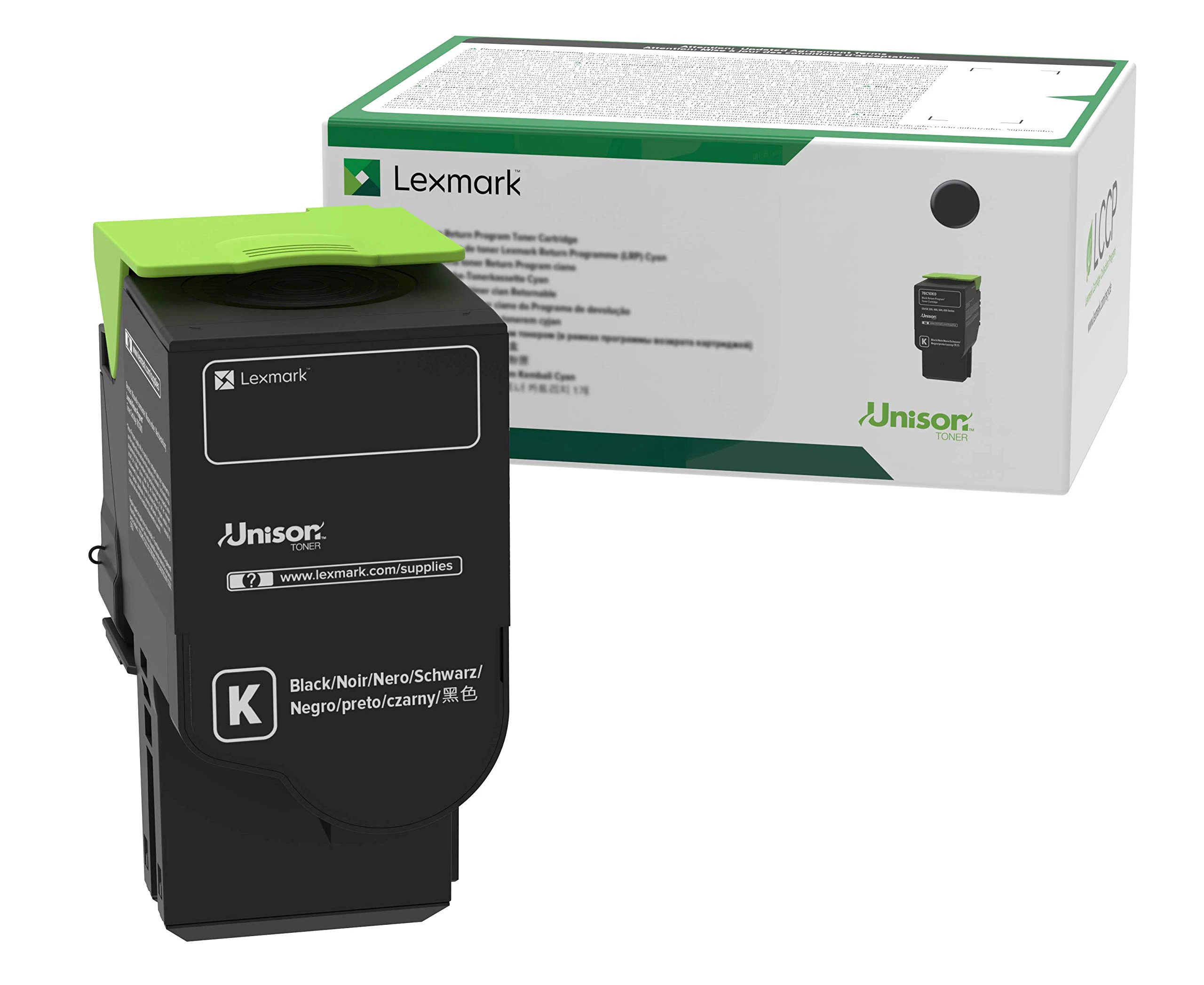 LEXMARK Lexmark Unison Toner Cartridge - Black - Laser - High Yield - 3000 Pages - 1 Pack