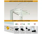 Ferplast Swing 11 Universal Cat Flap for Dogs and Cats - 4 Selectable Closing Modes - Wind-Stopper System - Closing Shock Absorber - Magnetic Anti-Oscillat