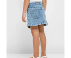 Target Mock Wrap Denim Skirt