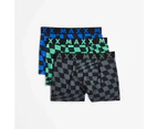 Boys Microfibre Trunks 3 Pack - Maxx