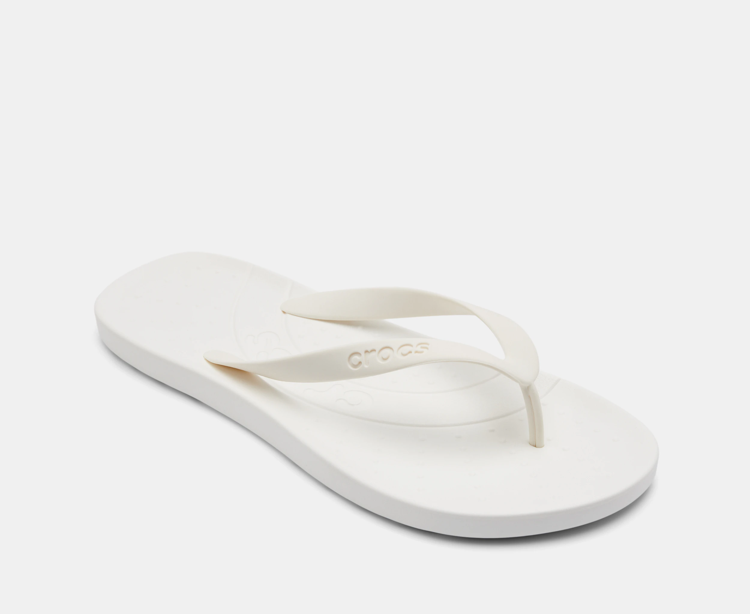 Crocs Unisex Flip Flops - White