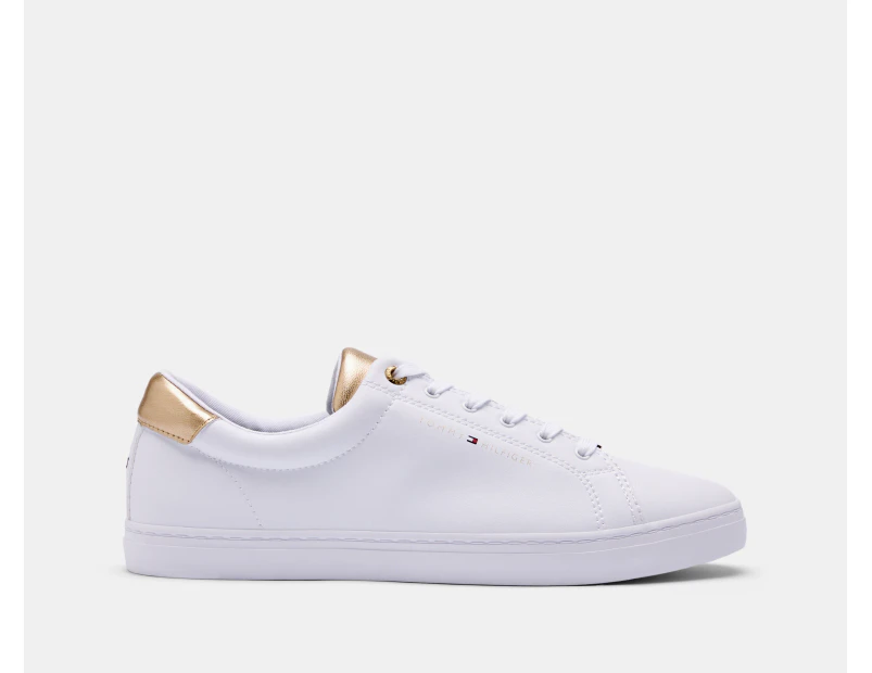 Tommy Hilfiger Women's Touch of Gold Sneakers - White