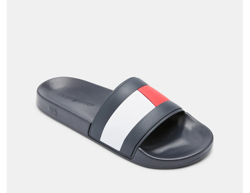 Tommy Hilfiger Men's Essential Flag Pool Slides - Desert Sky