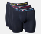 Tommy Hilfiger Men's Smooth Stretch Boxer Briefs 3-Pack - Navy