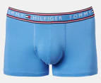 Tommy Hilfiger Men's Cotton Stretch Trunks 3-Pack - Evergreen/Blue/Midnight Blue