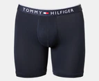 Tommy Hilfiger Men's Smooth Stretch Boxer Briefs 3-Pack - Graphite/Burgundy/Navy