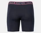 Tommy Hilfiger Men's Cotton Stretch Boxer Briefs 3-Pack - Evergreen/Blue/Midnight Blue