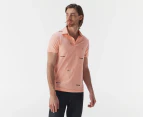 Tommy Hilfiger Men's Summer Essential Jersey Slim Fit Polo Shirt - Playful Peach