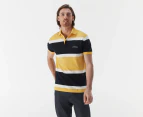 Tommy Hilfiger Men's Rugby Stripe Polo Shirt - Warm Yellow