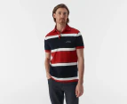 Tommy Hilfiger Men's Rugby Stripe Polo Shirt - Primary Red