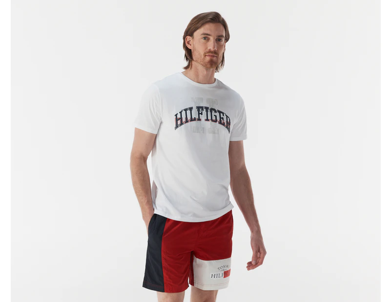 Tommy Hilfiger Men's Frederick Tee / T-Shirt / Tshirt - Optic White