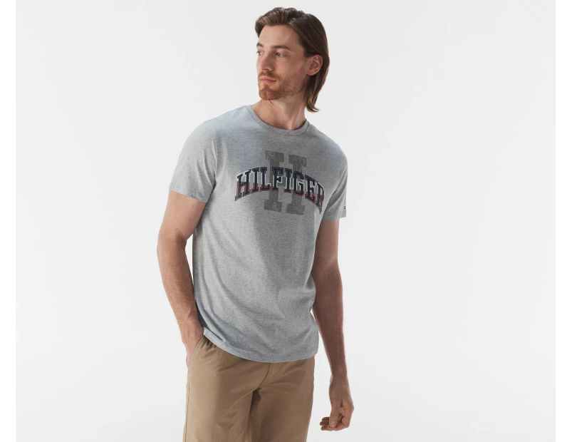 Tommy Hilfiger Men's Frederick Tee / T-Shirt / Tshirt - Grey Heather