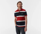 Tommy Hilfiger Men's Rugby Stripe Polo Shirt - Primary Red