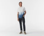 Tommy Hilfiger Men's Dip Dye Tee / T-Shirt / Tshirt - Desert Sky