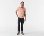 Tommy Hilfiger Men's Summer Essential Jersey Slim Fit Polo Shirt - Playful Peach