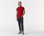 Tommy Hilfiger Men's Bradley Short Sleeve Slim Fit Polo Shirt - Primary Red