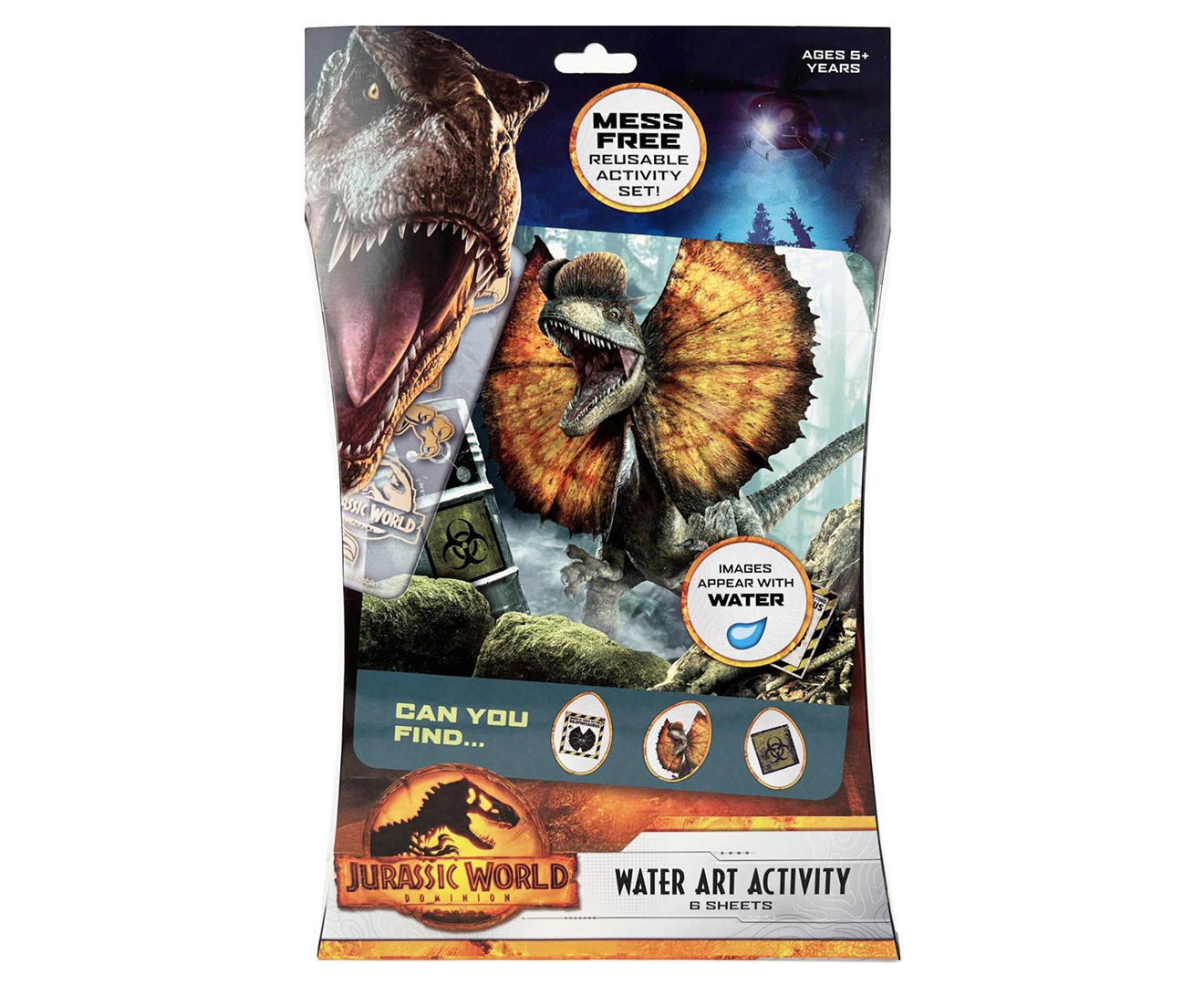 Jurassic World Water Art Activity