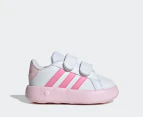 Adidas Toddler Grand Court 2.0 Sneakers - Cloud White/Bliss Pink/Cloud Pink