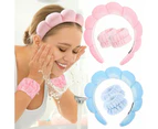 3 Piece Microfiber Spa Headband Set For Face Washing And Skincare